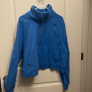 lululemon half zip funnel neck scuba (no hood)